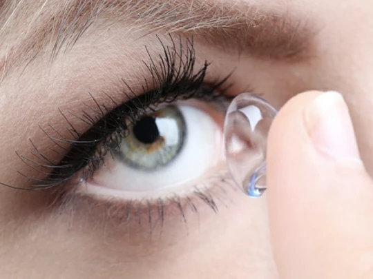 Medicina Oftalmologia Exame de Adaptação de Lentes