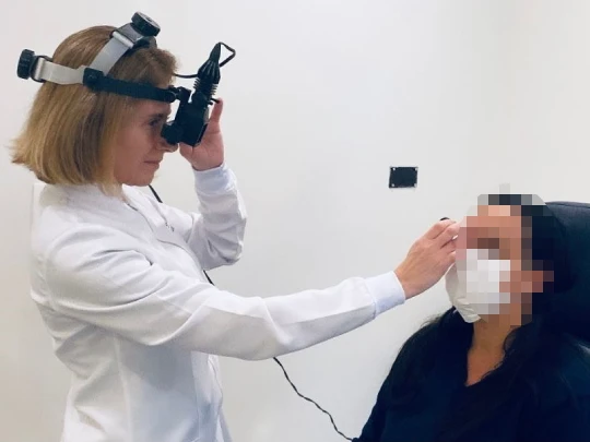 Medicina Oftalmologia Exame de Mapeamento de Retina